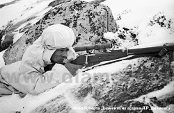 Снайпер-дагестанец Мамед-Али Абасов уничтожил более 184 врагов. 1943 г.