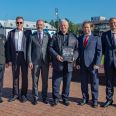 Справа налево: советник президента фонда «Вечная Память Солдатам» Алексей Викторович Пухов, Андрей Леонидович Диамент, руководитель Регионального отделения Российского военно-исторического общества Сергей Михайлович Ковалев, Президент фонда Василий Анатольевич Лукьяненко, вице-президент Петер Гебхардт, подводный археолог Алексей Михайлов
